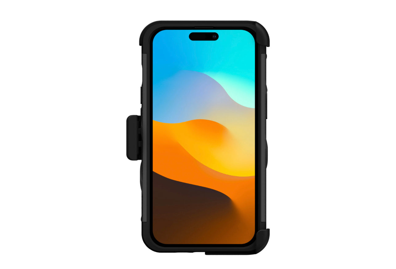 ZIZO BOLT Bundle iPhone 15 (6.1) Case with Tempered Glass - Black