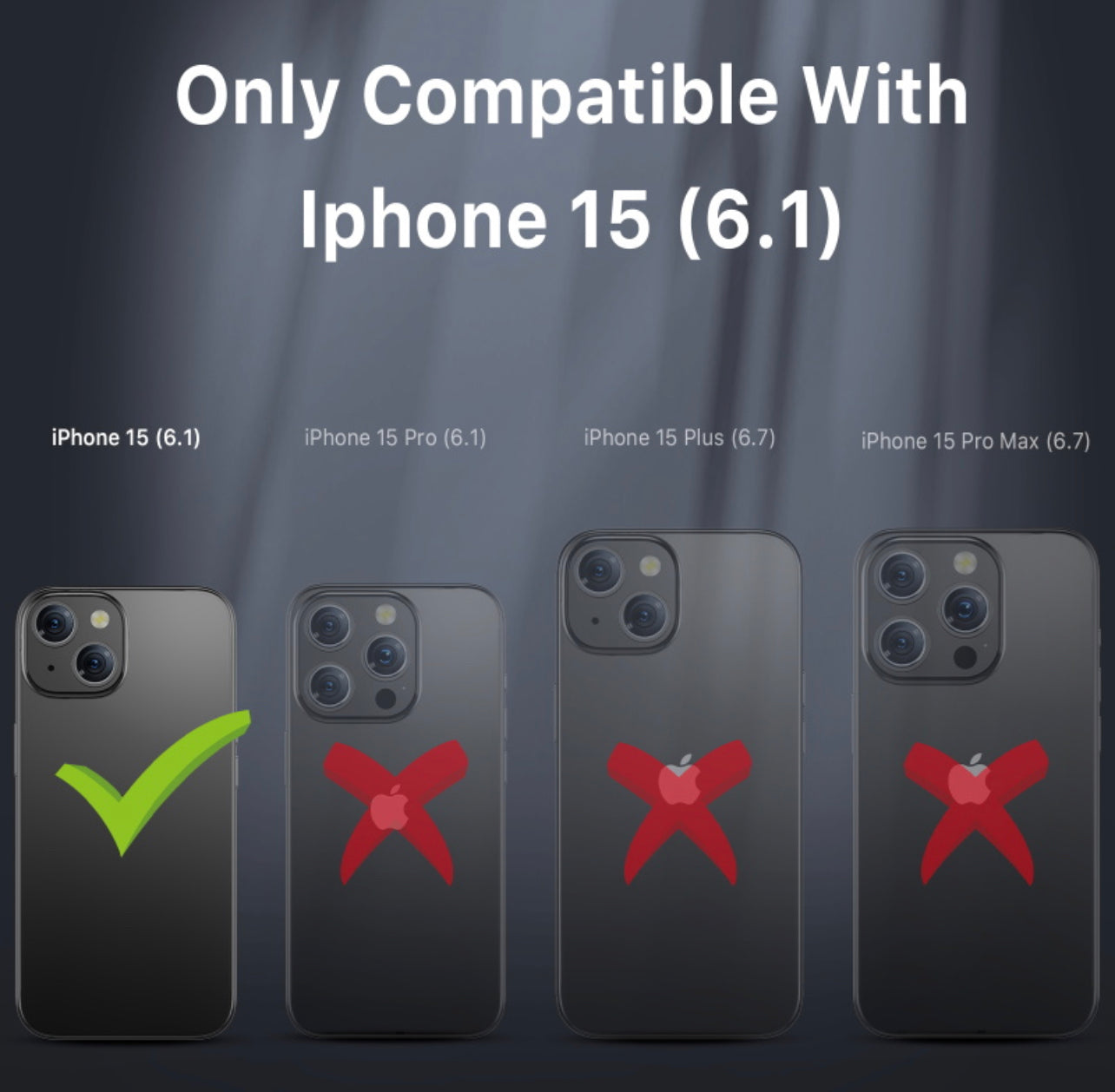 MyBat Pro Antimicrobial Maverick Series w/ MagSafe Case with Holster and Tempered Glass for Apple iPhone 15 (6.1) - Black / Black