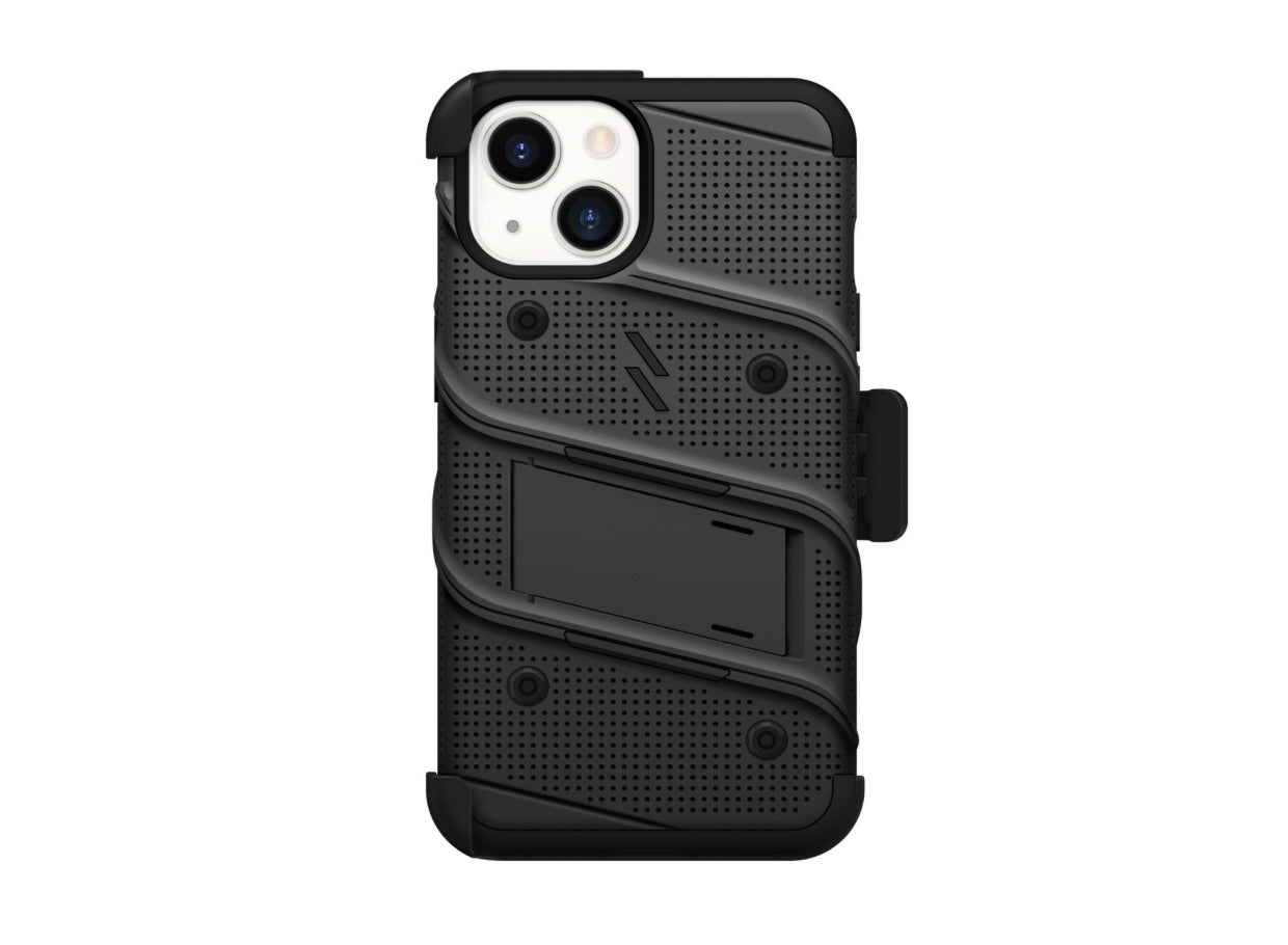 ZIZO BOLT Bundle iPhone 15 (6.1) Case with Tempered Glass - Black