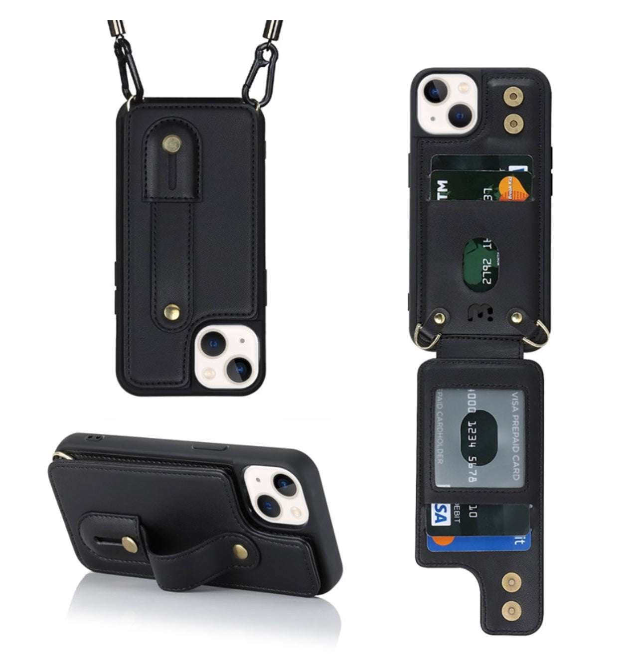 MyBat Pro Clutch Series Case for Apple iPhone 15 (6.1) - Black