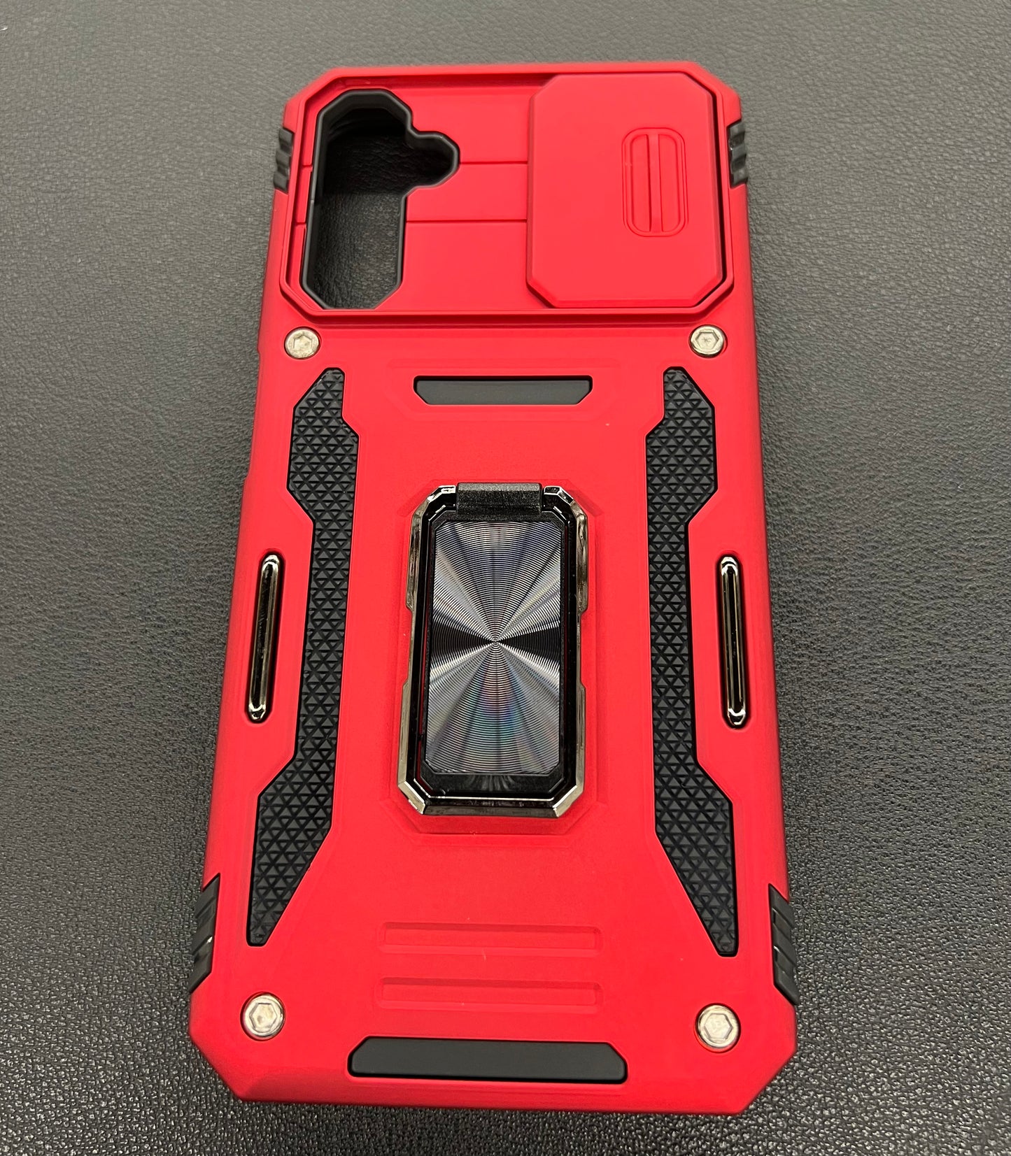 Samsung A14 5G ELITE Camera Push Magnetic Ring Stand Hybrid Case Cover