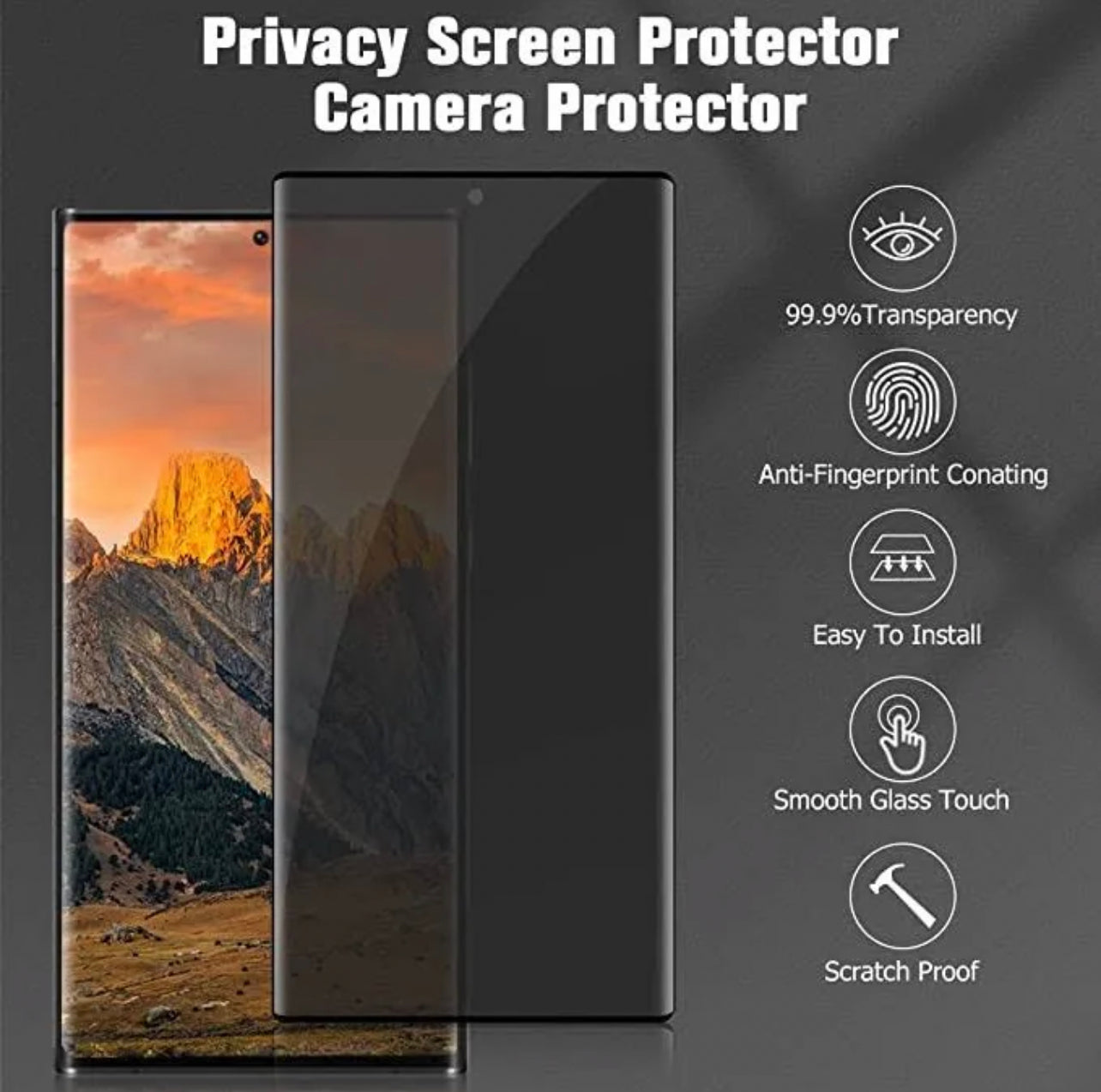Samsung Galaxy s23 Ultra Privacy Screen Protector