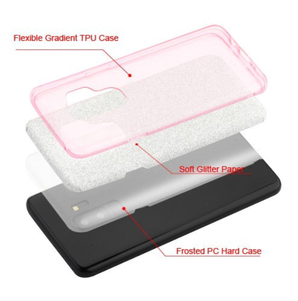 Samsung Galaxy S9 Plus Glitter Hybrid Case