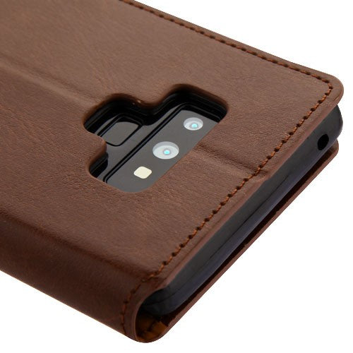 Samsung Galaxy Note 9 MyBat MyJacket Wallet w/ Tray - Brown