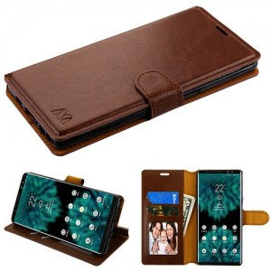 Samsung Galaxy Note 9 MyBat MyJacket Wallet w/ Tray - Brown