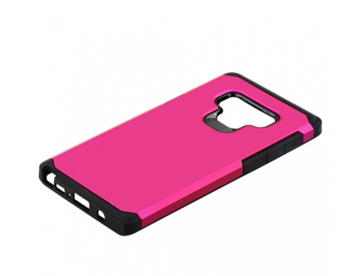 SAMSUNG GALAXY NOTE 9 - SOLID HOT PINK HYBRID CASE