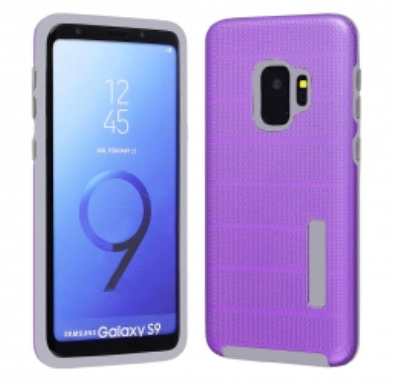 Samsung Galaxy S9 - Hybrid Slim Snap On Case- Purple Color