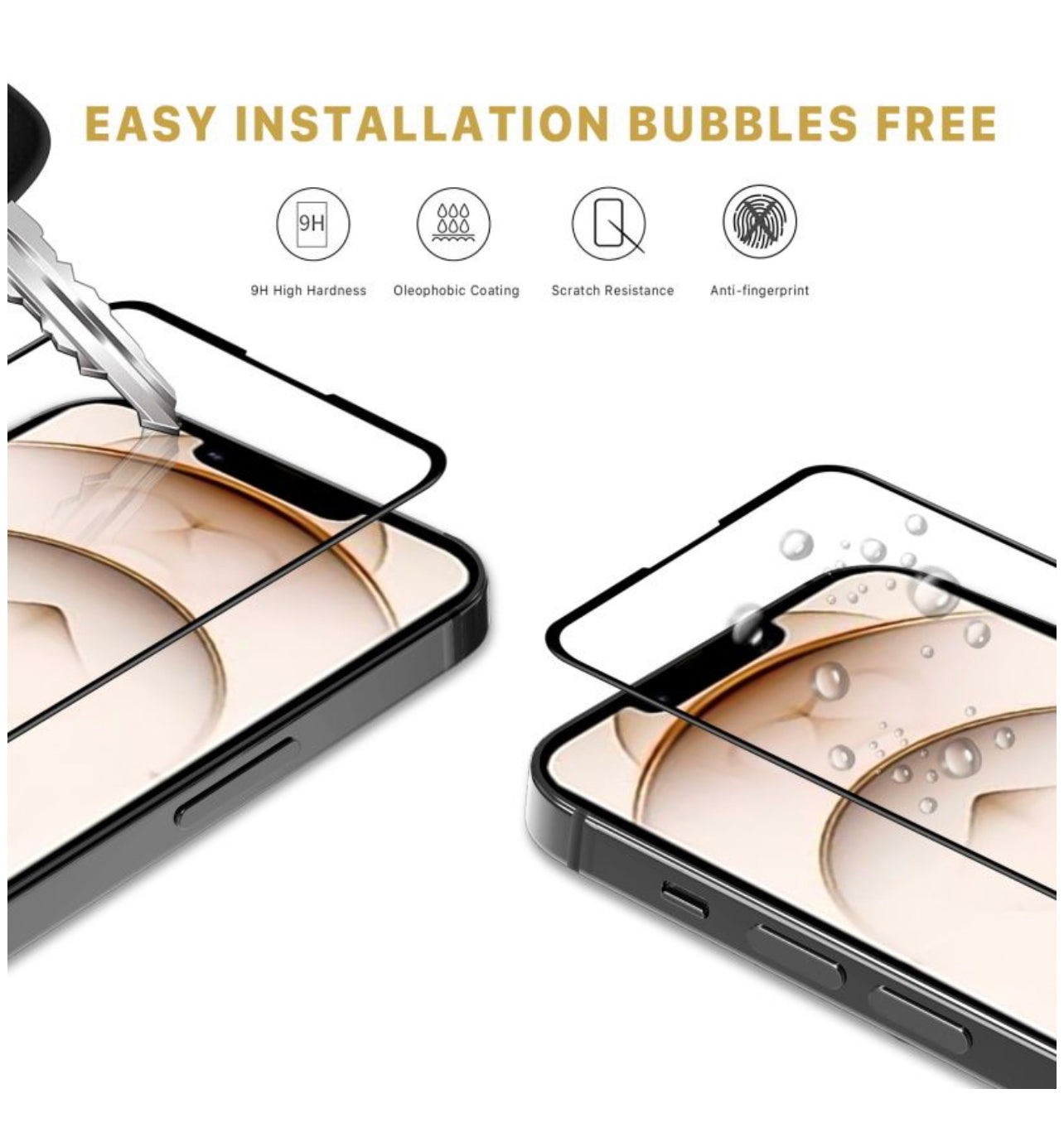 iPhone 13/ 13 Pro Full Tempered Glass