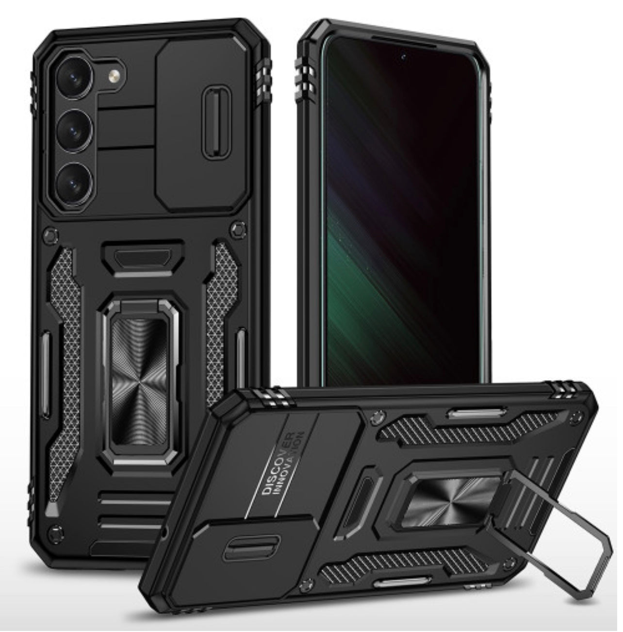 Samsung Galaxy S23 5G Case Shockproof Magnetic Ring Stand Shockproof Cover