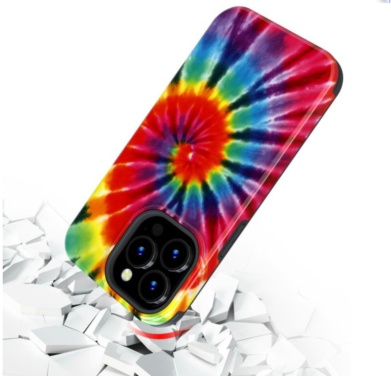 MYBAT PRO FUSE MAGNET SERIES CASE FOR APPLE IPHONE 13 PRO MAX (6.7) - TIE DYE SWIRL