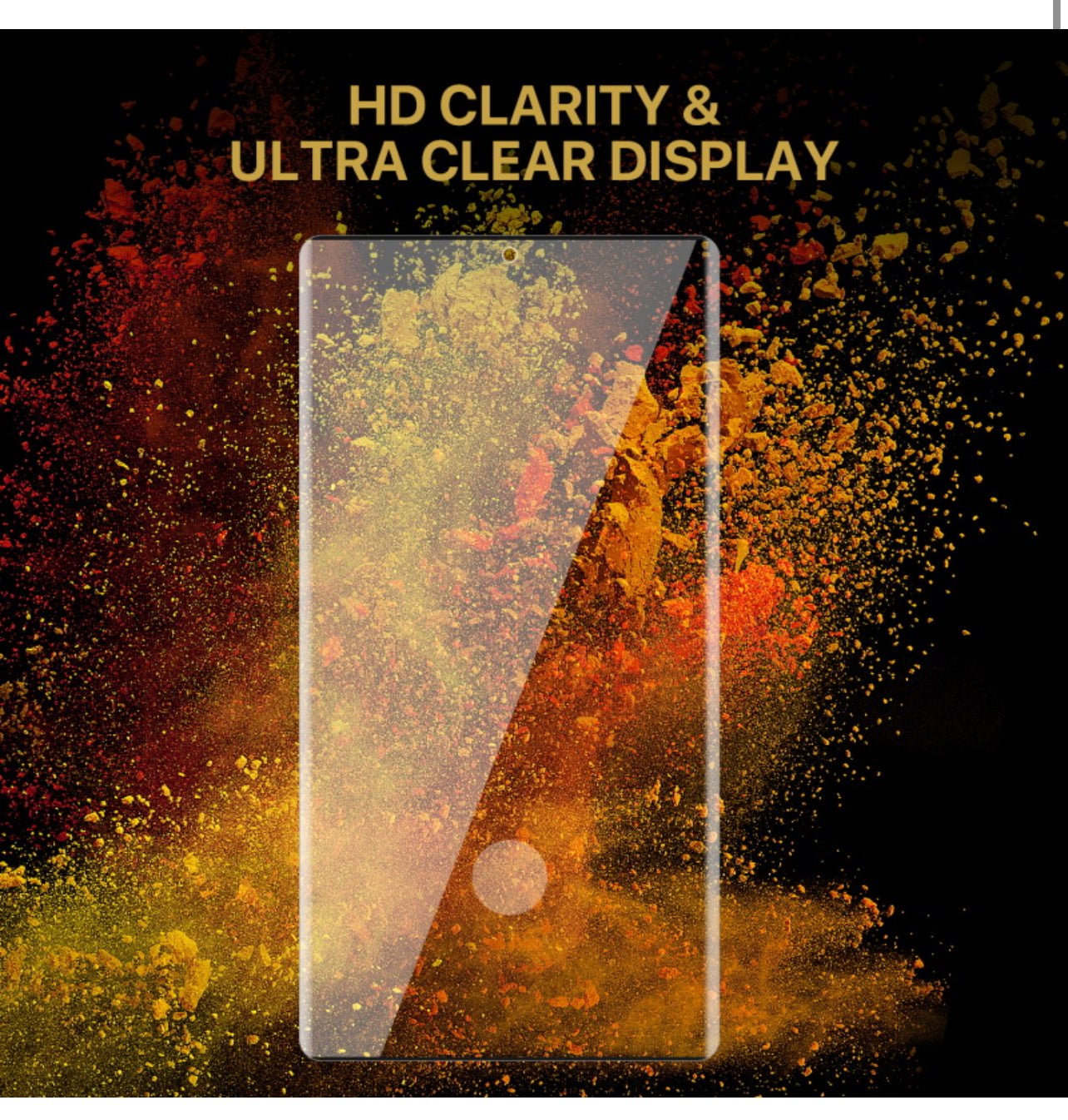 MyBat Pro Full Curve Coverage Tempered Glass Screen Protector for Samsung Galaxy S22 Ultra - Black