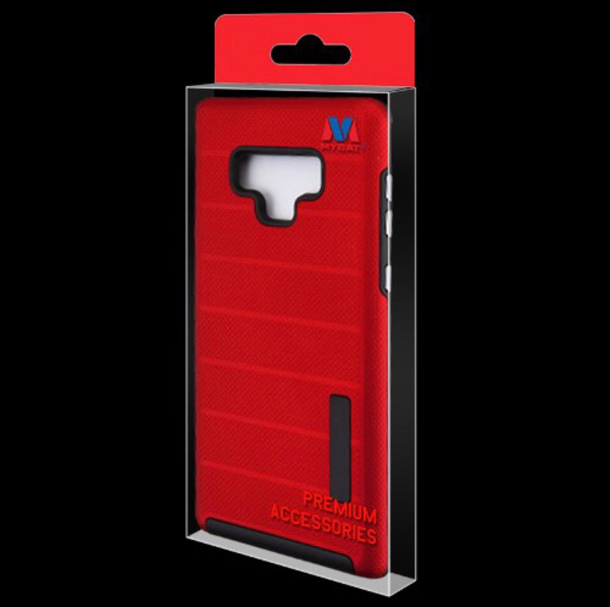 Samsung Galaxy Note 9 Hybrid Case- Red/Black