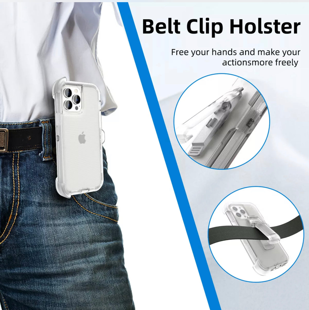 iPhone 13 Pro Max Clear Heavy Duty Case