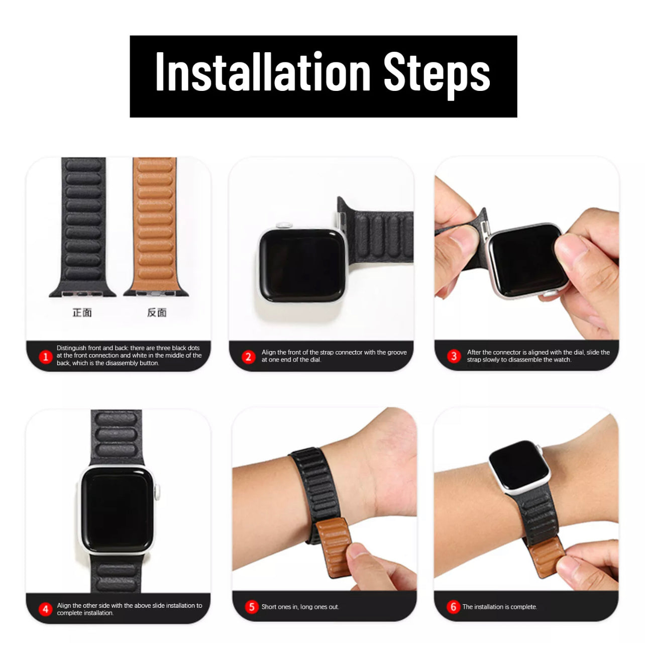 Apple Watch Magnetic Loop Band