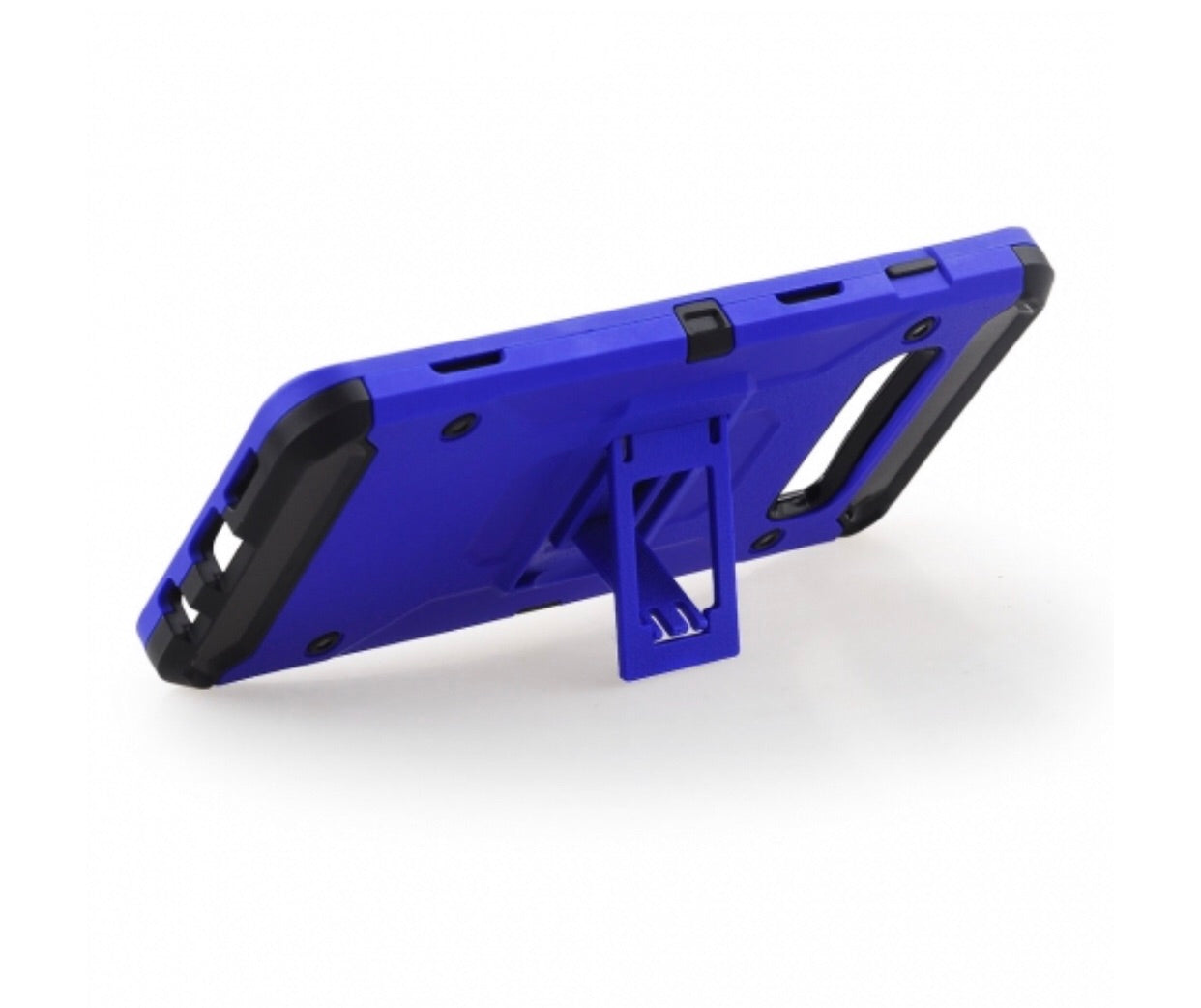 Samsung Galaxy S10 Plus - Cobalt Blue Colored Horizontal Hard Back Kickstand Case