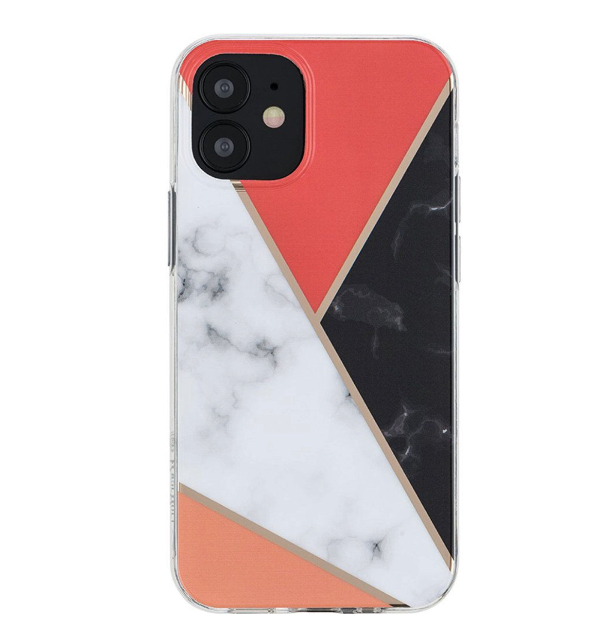 iPhone 12/Pro Electroplated Marble Hard TPU - Power Marble
