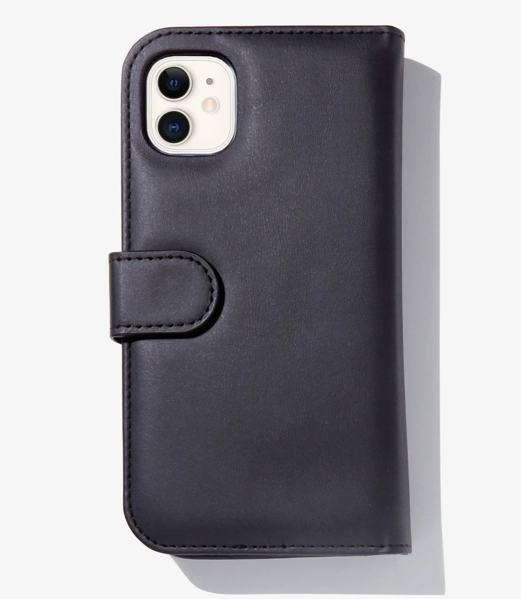iPhone 11/XR Genuine Leather Wallet Case