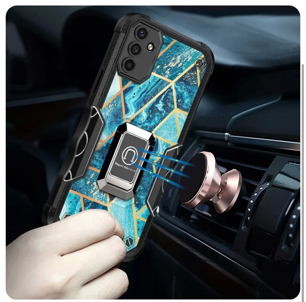 Samsung Galaxy A14 5G Magnetic Ring stand Case