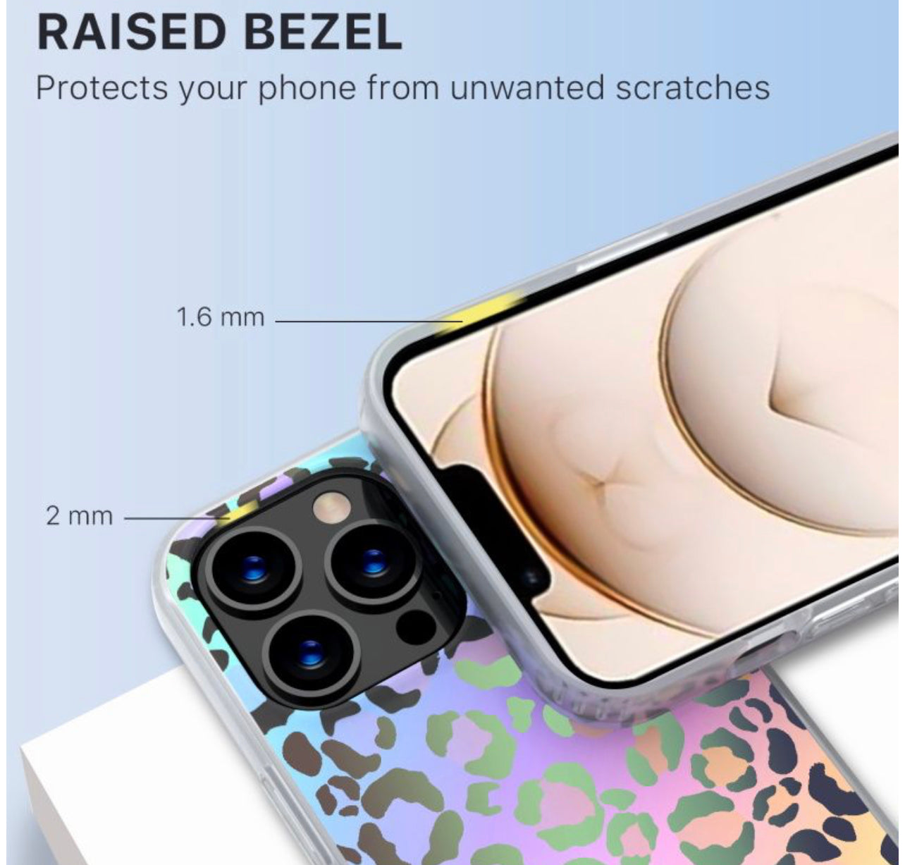 MYBAT PRO MOOD SERIES CASE FOR APPLE IPHONE 13 PRO (6.1) - HOLOGRAPHIC LEOPARD