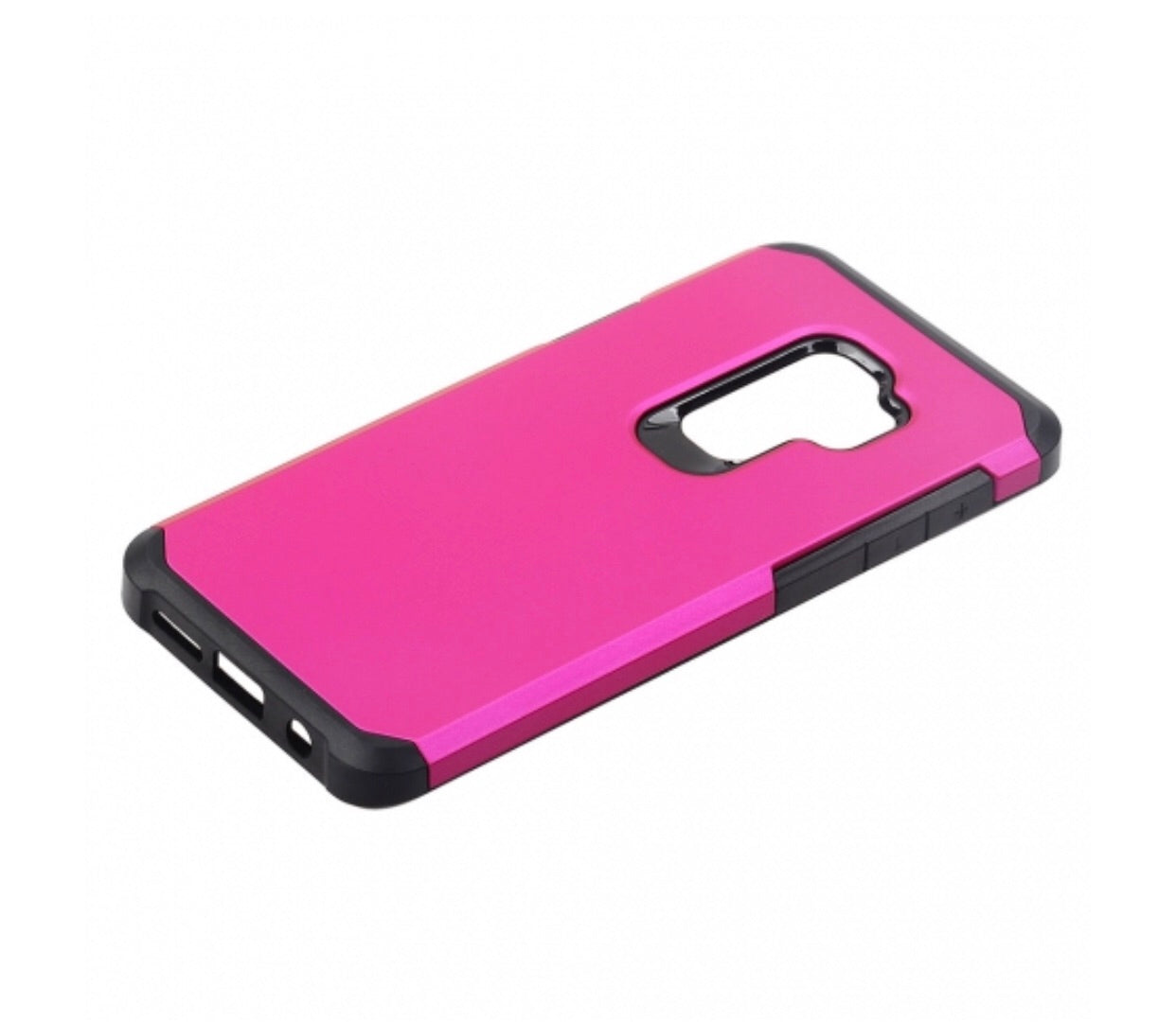 Samsung Galaxy S9 Plus - Solid Hot Pink Honey Leather Back Cover