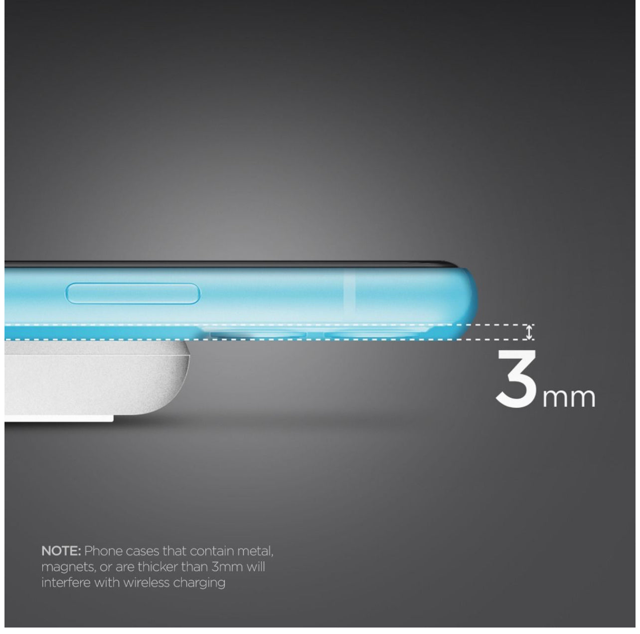 HYPERGEAR QI WIRELESS CHARGING PAD - WHITE