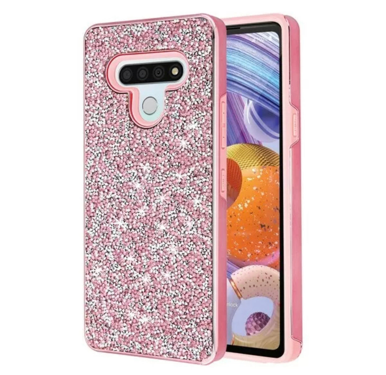 LG Stylo 6 Bling Case- Pink