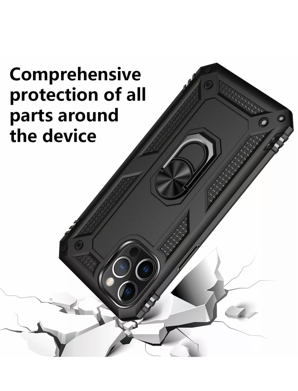 iPhone 12 Max Pro Ring Holder Case