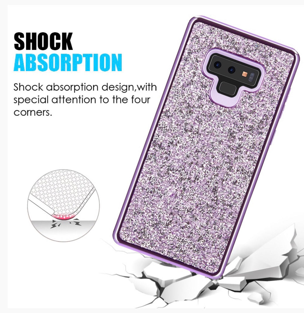 Samsung Galaxy Note 9 Premium Hybrid Bumper Case - Purple