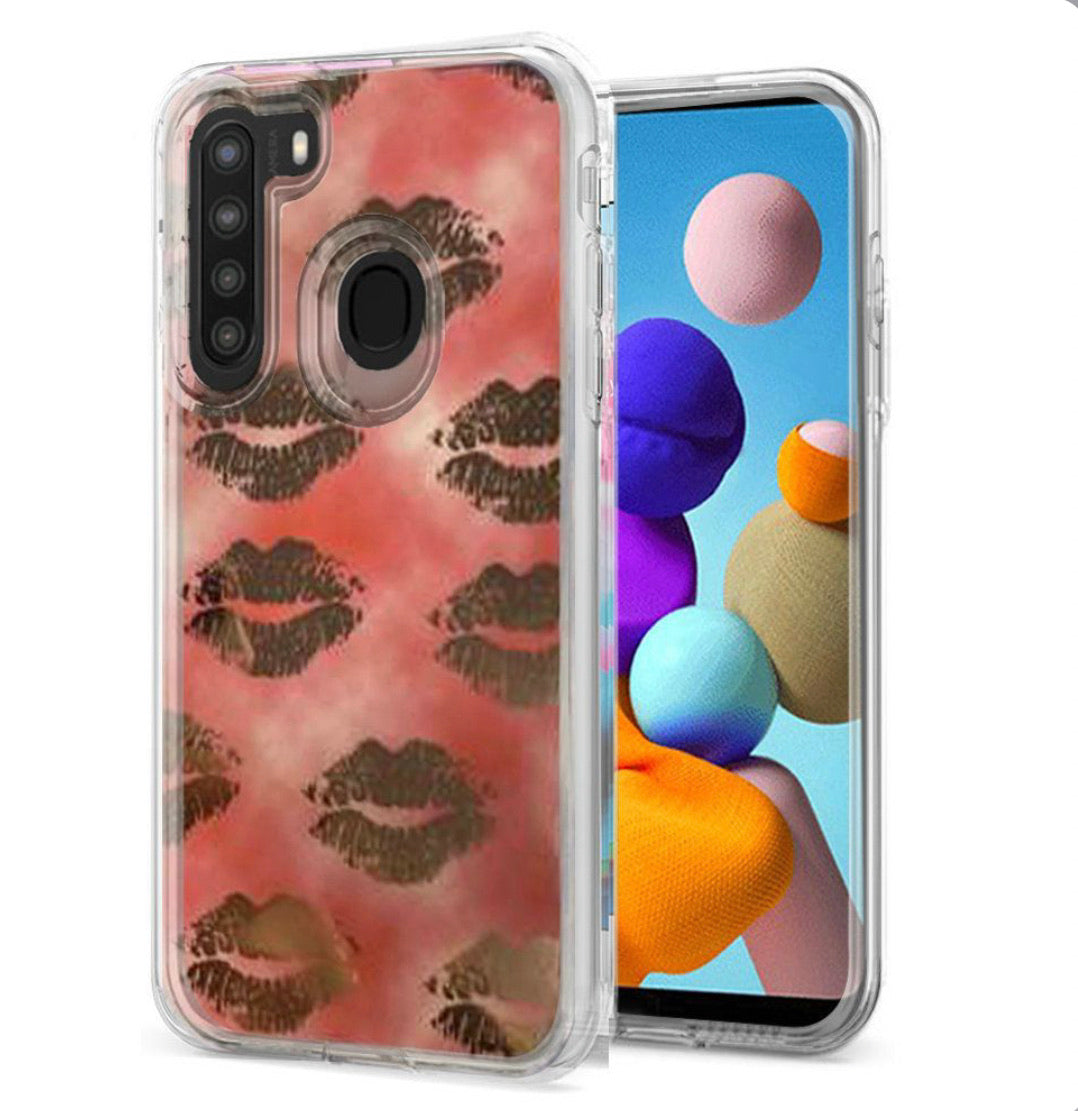 Samsung Galaxy A21 Kisses Hybrid Case