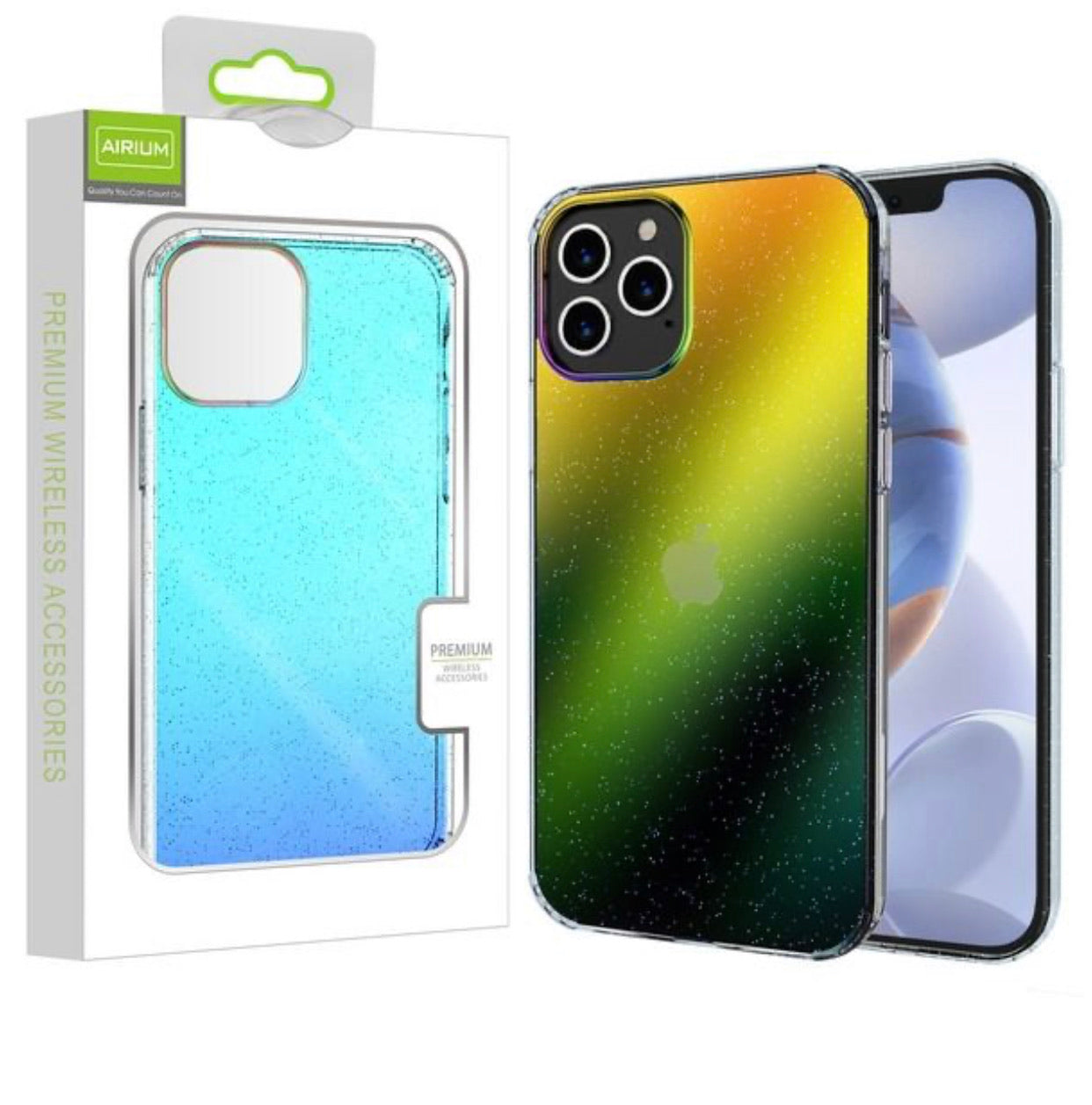 iPhone 12/Pro (6.1) Colorful Stars Hybrid Case
