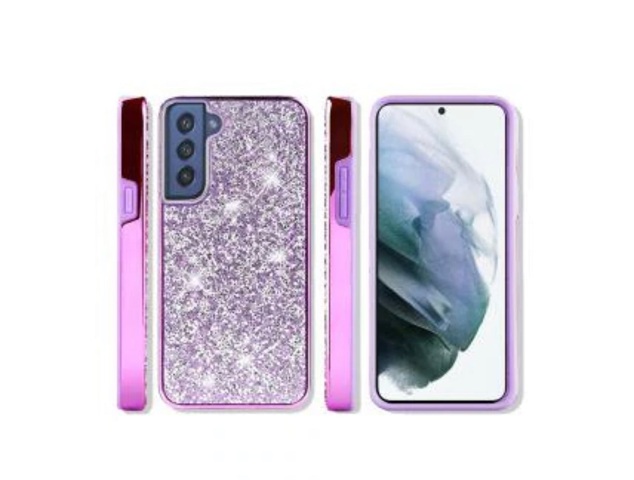 Samsung Galaxy S22 Deluxe Diamond Bling Glitter Case Cover