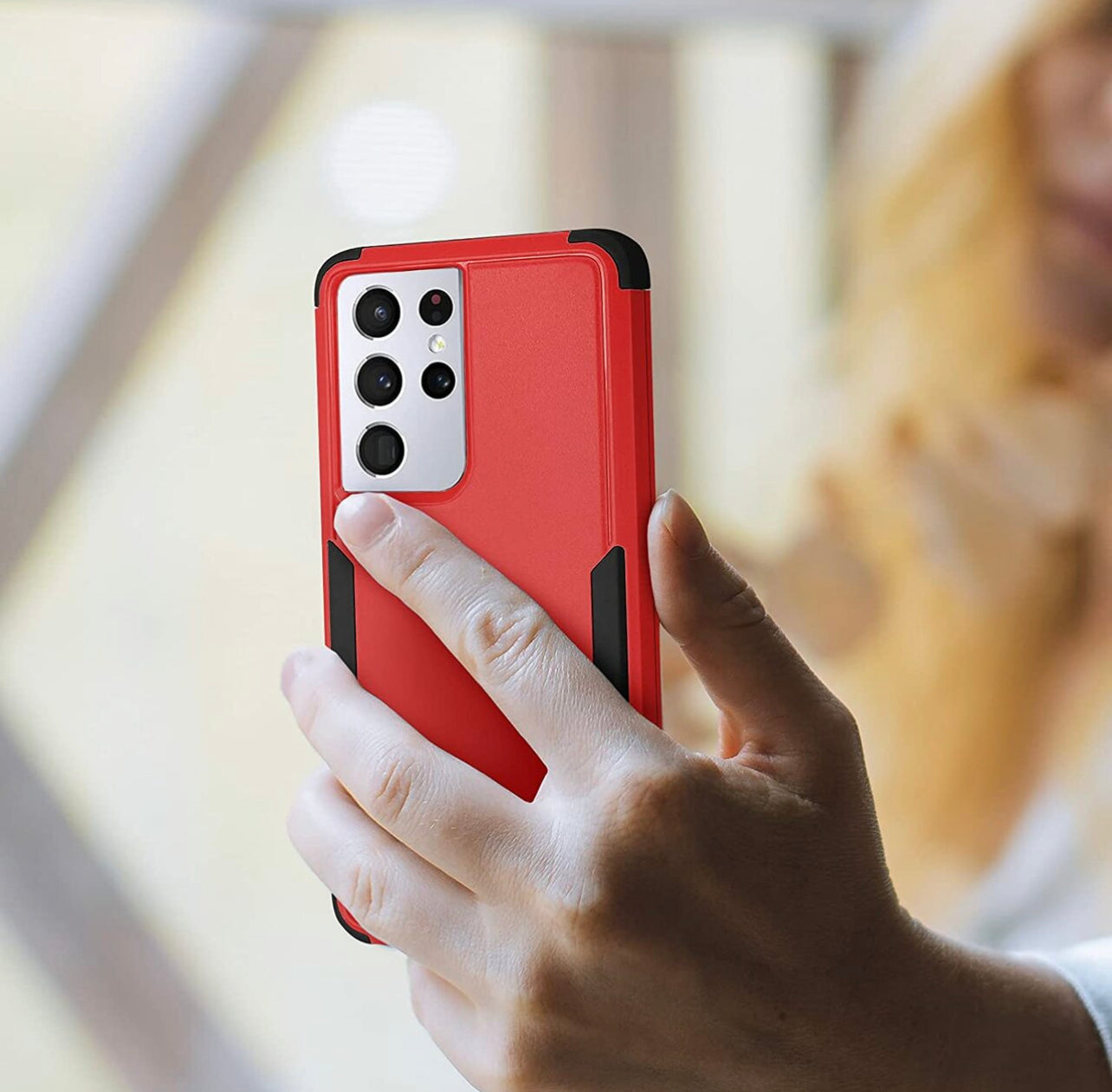 Military Grade Hybrid Armor Case for Samsung Galaxy S21 Ultra 5G