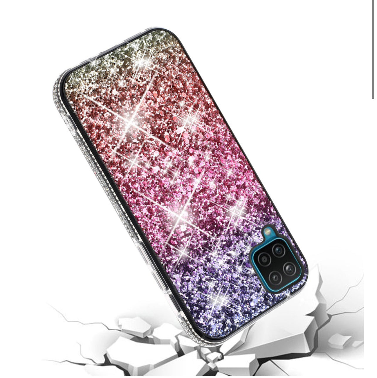 Samsung Galaxy A12 Glitter Case