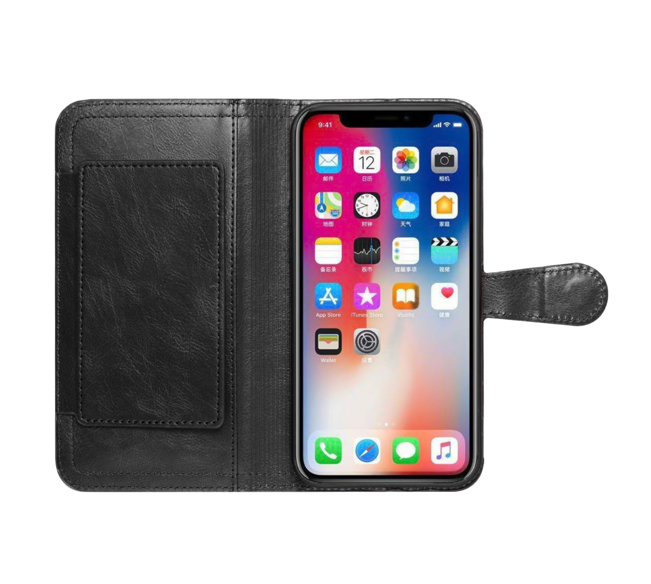 Samsung S23 Premium Wallet MultiCard Holder Money Zipper With Magnetic Flap