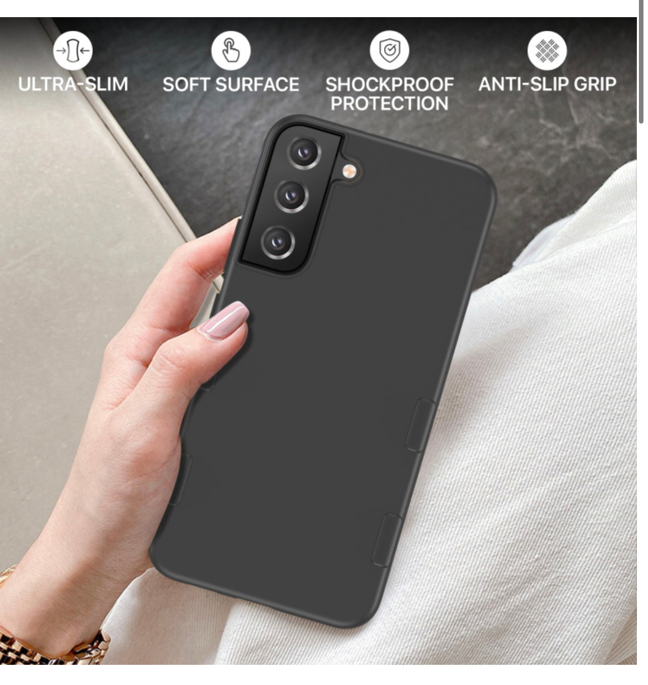 MyBat Pro TUFF Subs Series Case for Samsung Galaxy S22 - Black