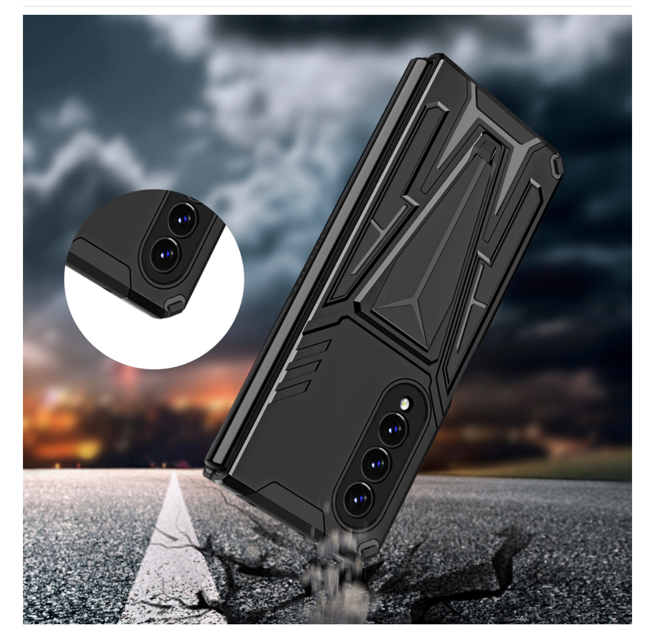 Samsung Galaxy z Fold3 5G Hybrid Kickstand Case