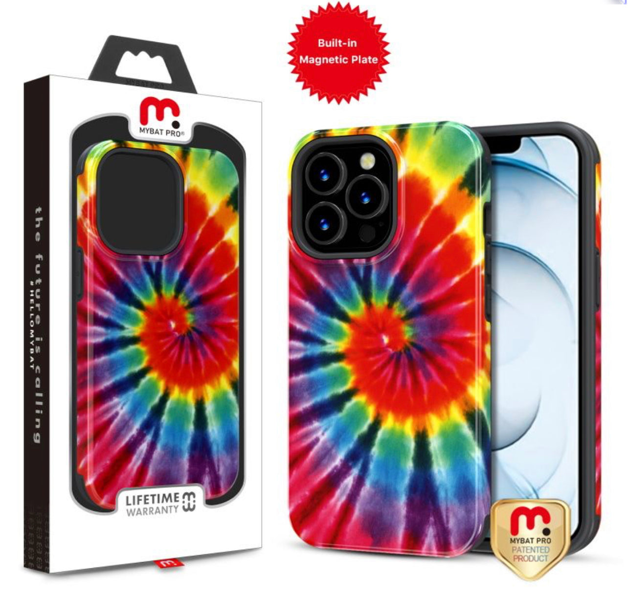 MYBAT PRO FUSE MAGNET SERIES CASE FOR APPLE IPHONE 13 PRO MAX (6.7) - TIE DYE SWIRL