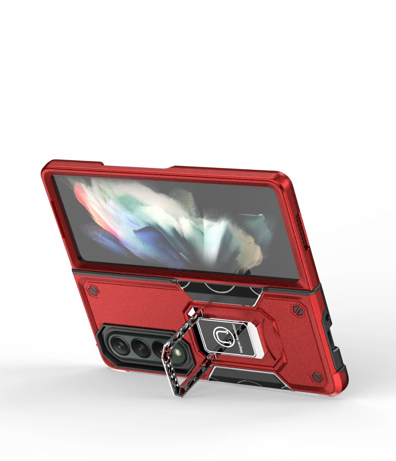 Samsung Galaxy Z Fold 4 Magnetic Ring Stand Case Cover