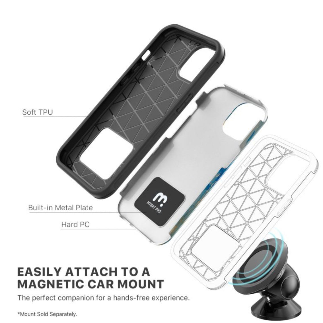 PRO FUSE MAGNETIC SERIES CASE FOR APPLE IPHONE 13 PRO MAX (6.7) - OCEAN MARBLE