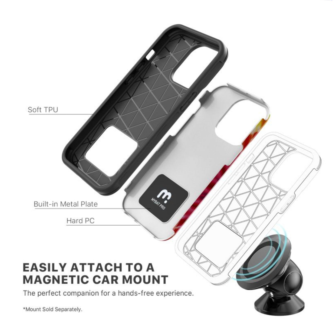 MYBAT PRO FUSE MAGNET SERIES CASE FOR APPLE IPHONE 13 PRO MAX (6.7) - TIE DYE SWIRL