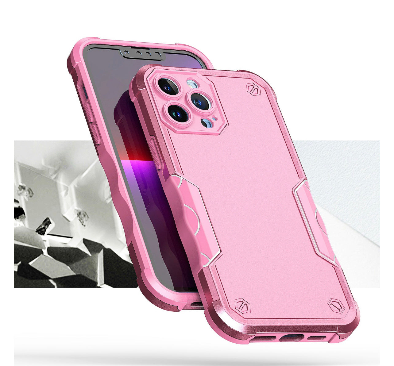 iPhone 14 Plus 6.7" Exquisite Tough Shockproof Hybrid Case Cover