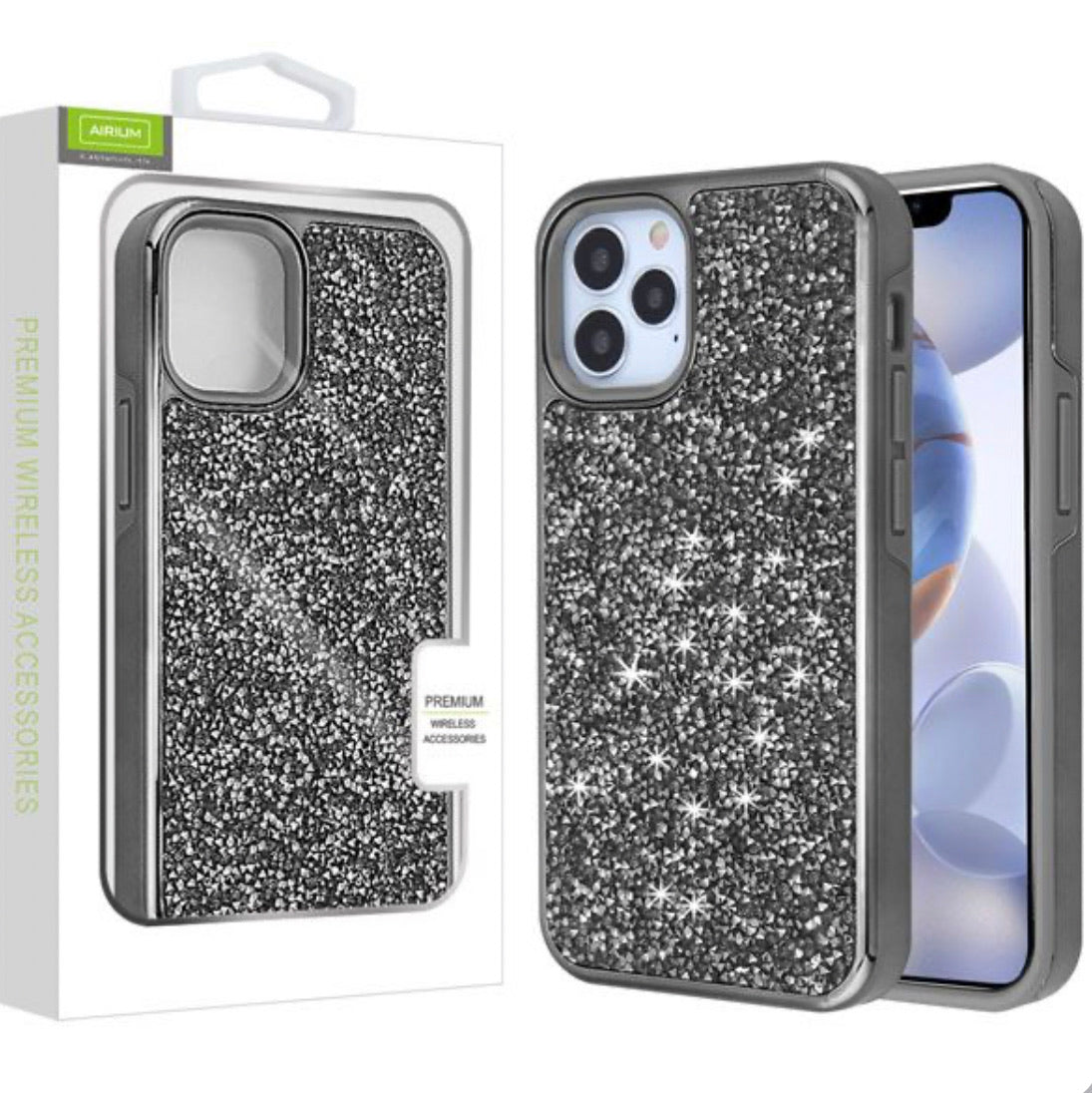 iPhone 12/Pro (6.1) Encrusted Bling Case