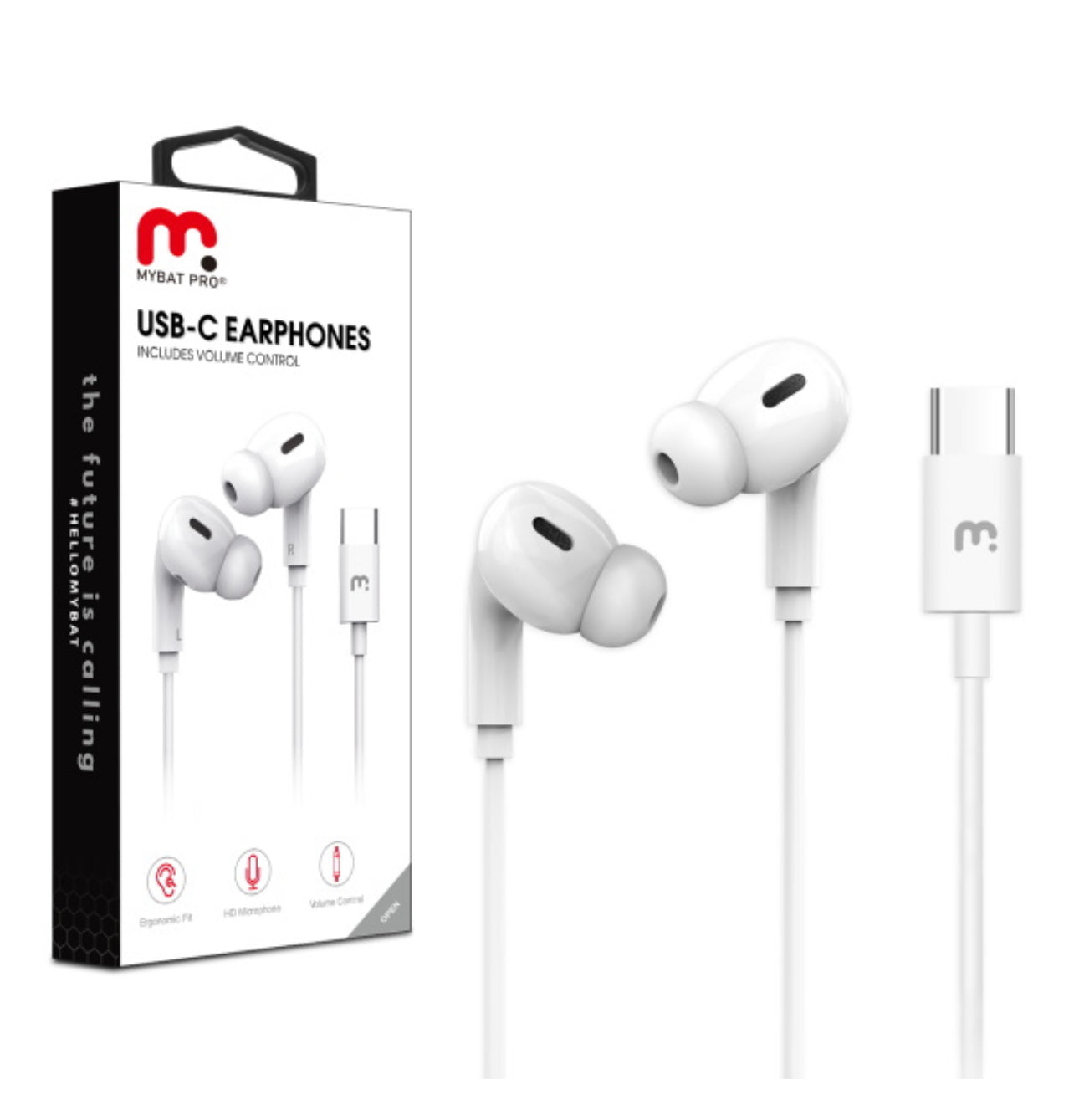 USB-C Digital Audio Earphone - White