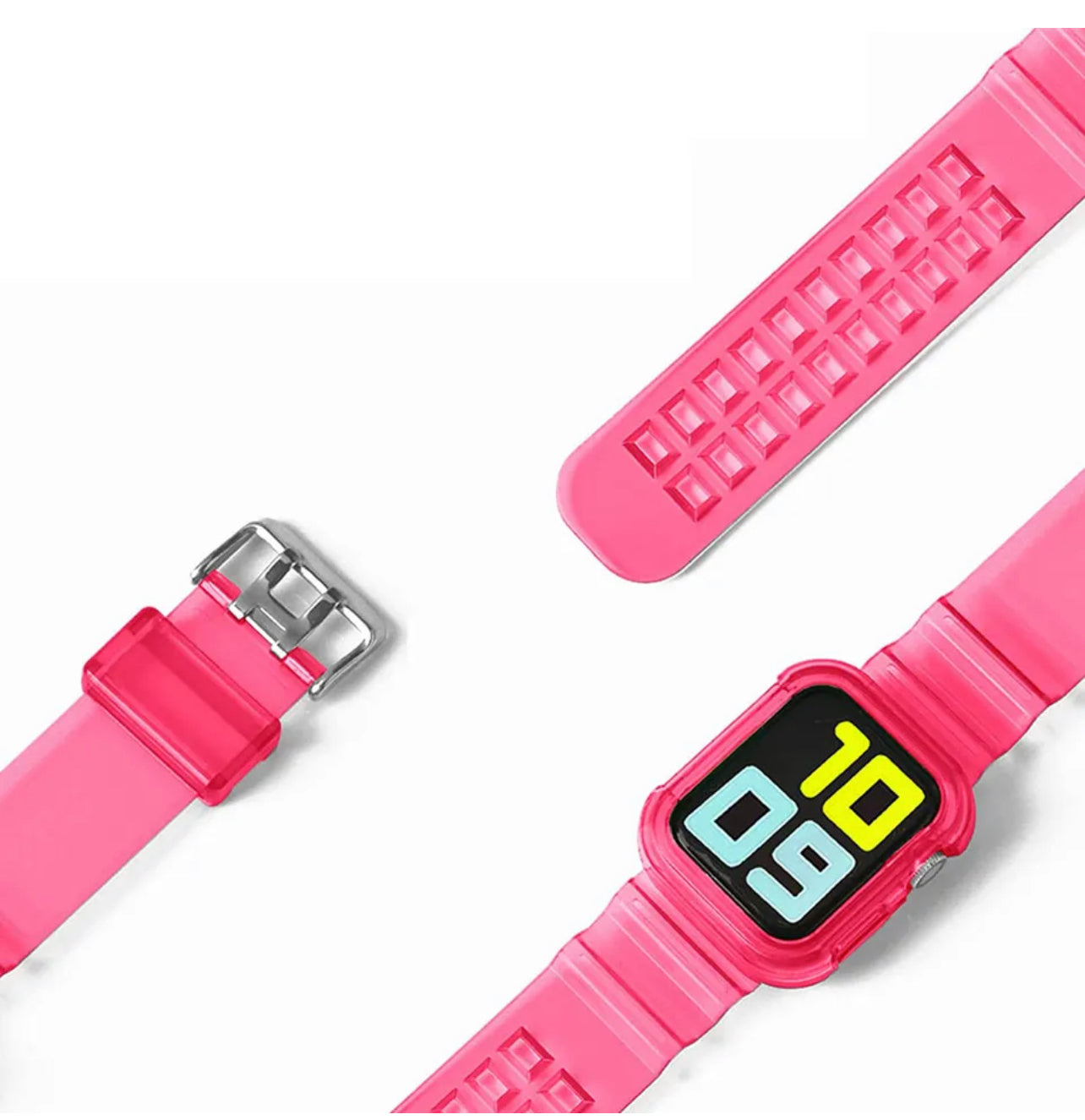 Clear iWatch Band Strap + Case