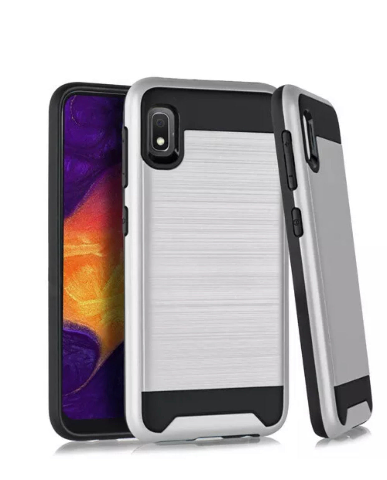 Samsung Galaxy A10E Metallic Hybrid Case