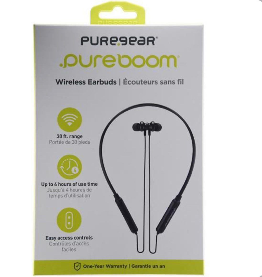 PUREGEAR PUREBOOM WIRELESS NECKBAND HEADSET