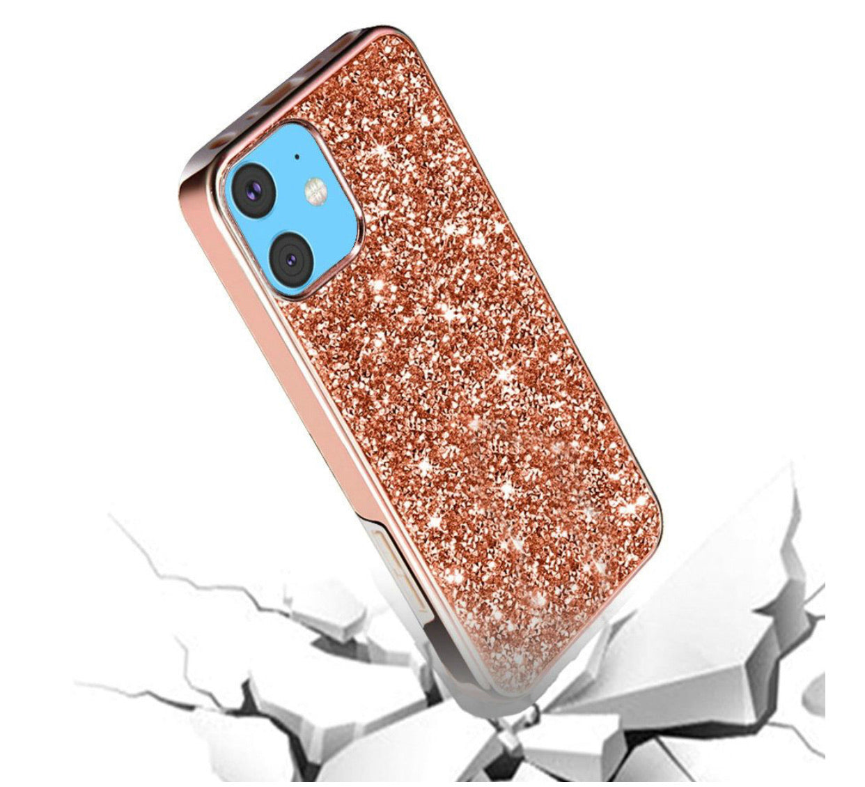 iPhone 11 Bling Case (Rose Gold)