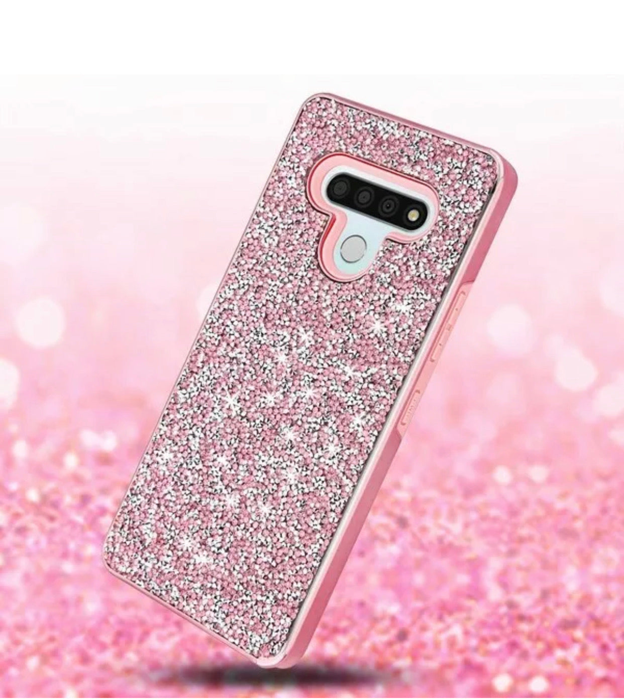 LG Stylo 6 Bling Case- Pink