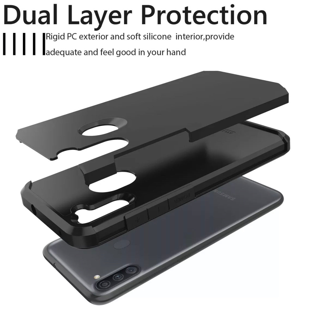 Samsung Galaxy A21 Shockproof Armor Case