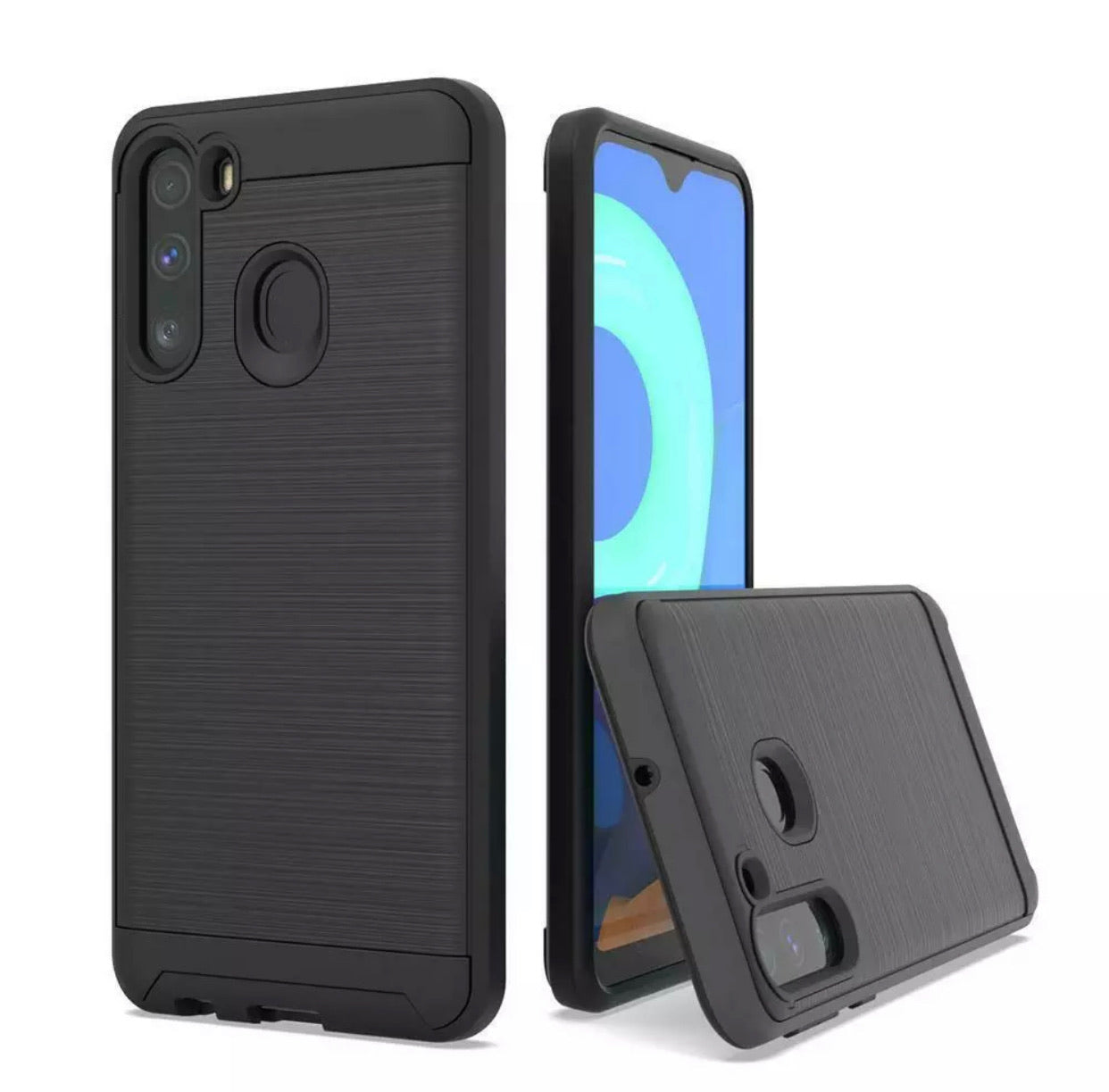 Samsung Galaxy A21 Brushed Hybrid Armor Case